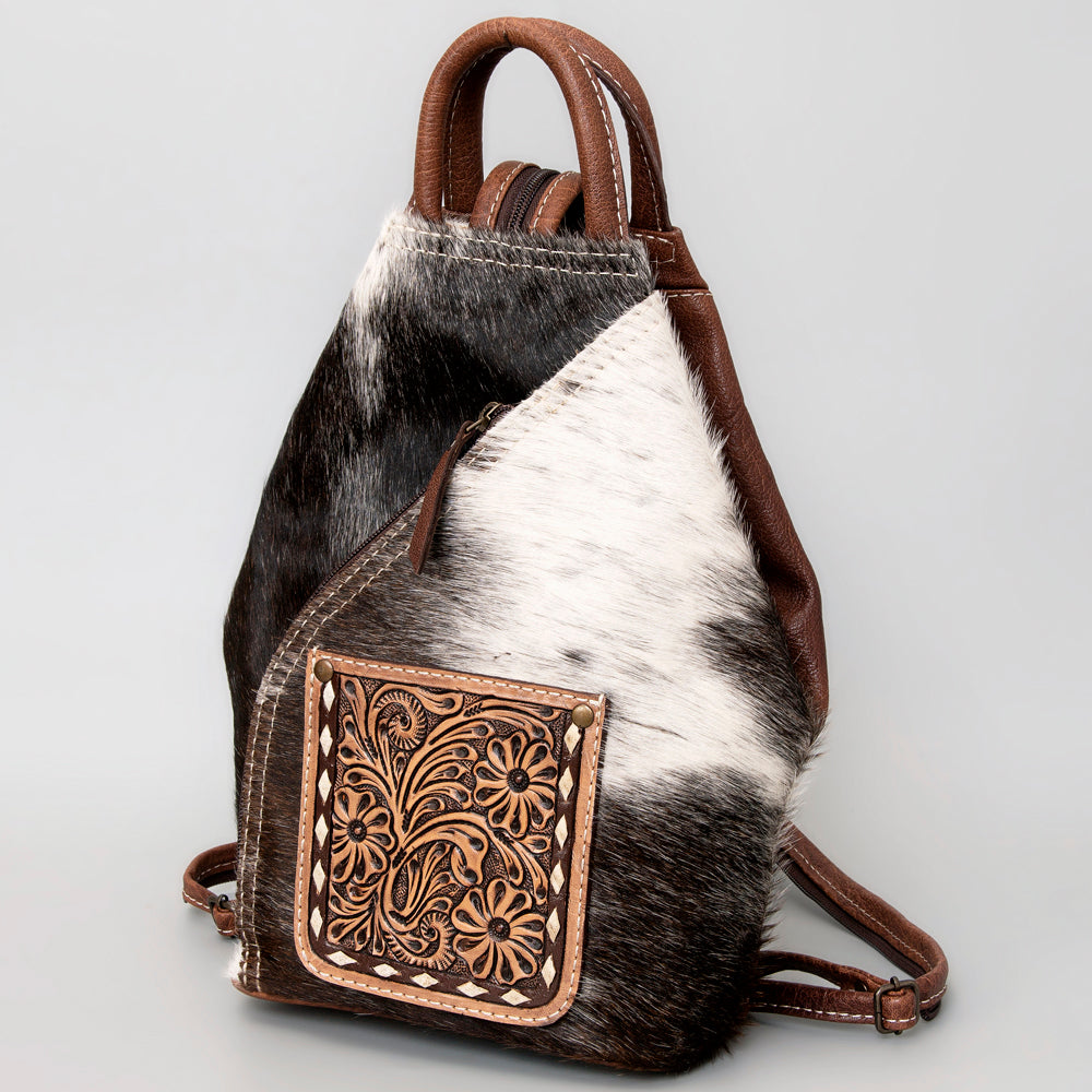 ADBG883 American Darling Western Backpack with Hand Tooled Floral Leat – American Darling Retail