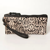 LC-ADBG344 Wristlet Genuine Western Leather Women Bag Belle