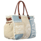 LC-KB327 Tote Upcycled Canvas Ladies Bag