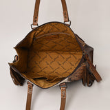 LC-ADBGI189 Tote Hand Tooled Genuine Western Leather Women Bag