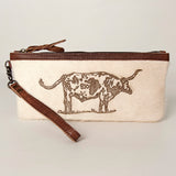 LC-ADBG344 Wristlet Genuine Western Leather Women Bag Reggie