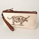 LC-ADBG344 Wristlet Genuine Western Leather Women Bag Reggie