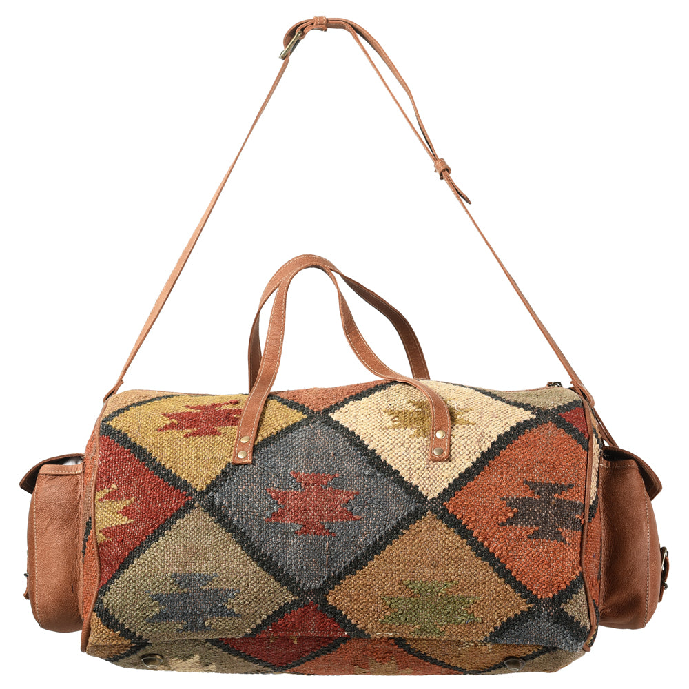 LC-KB341 Duffel Upcycled Canvas Ladies Bag