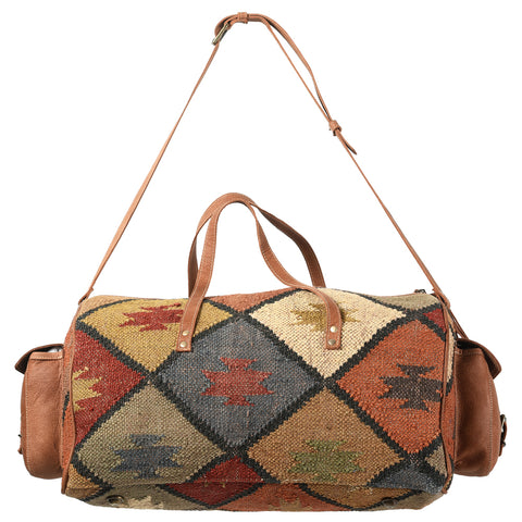 LC-KB341 Duffel Upcycled Canvas Ladies Bag