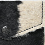 LC-ADBGZ141 Hair-On Cowhide Envelope - Western Leather Mini Wallet