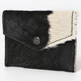 LC-ADBGZ141 Hair-On Cowhide Envelope - Western Leather Mini Wallet