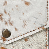 LC-ADBGZ141 Hair-On Cowhide Envelope - Western Leather Mini Wallet