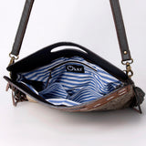 LC-KBA106 Clutch Genuine Leather women bag western Bag