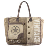 LC-KB348 Tote Upcycled Canvas Ladies Bag