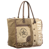 LC-KB348 Tote Upcycled Canvas Ladies Bag