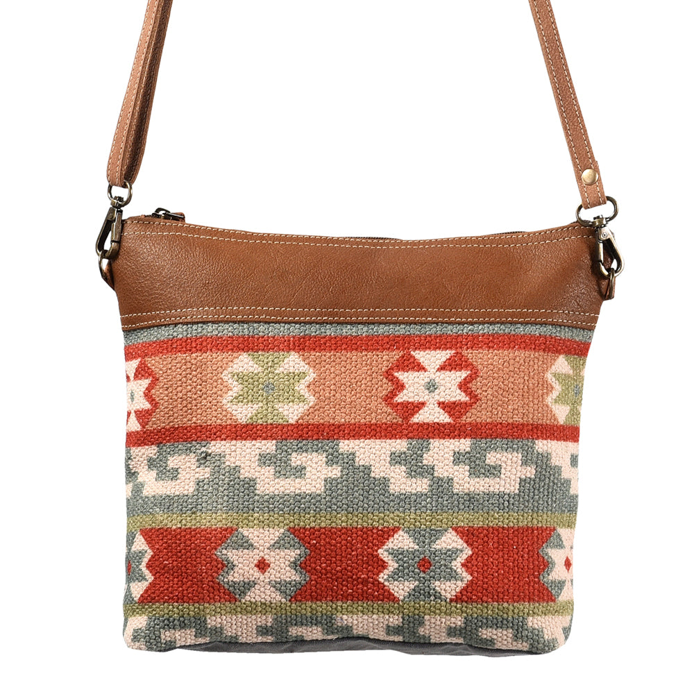 LC-KB358 Crossbody Upcycled Canvas Ladies Bag