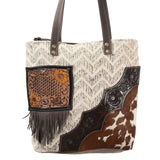 LC-KB373 Tote Upcycled Canvas Ladies Bag