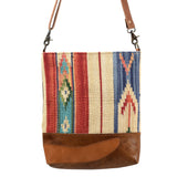 LC-KB402 Messenger Upcycled Canvas Ladies Bag