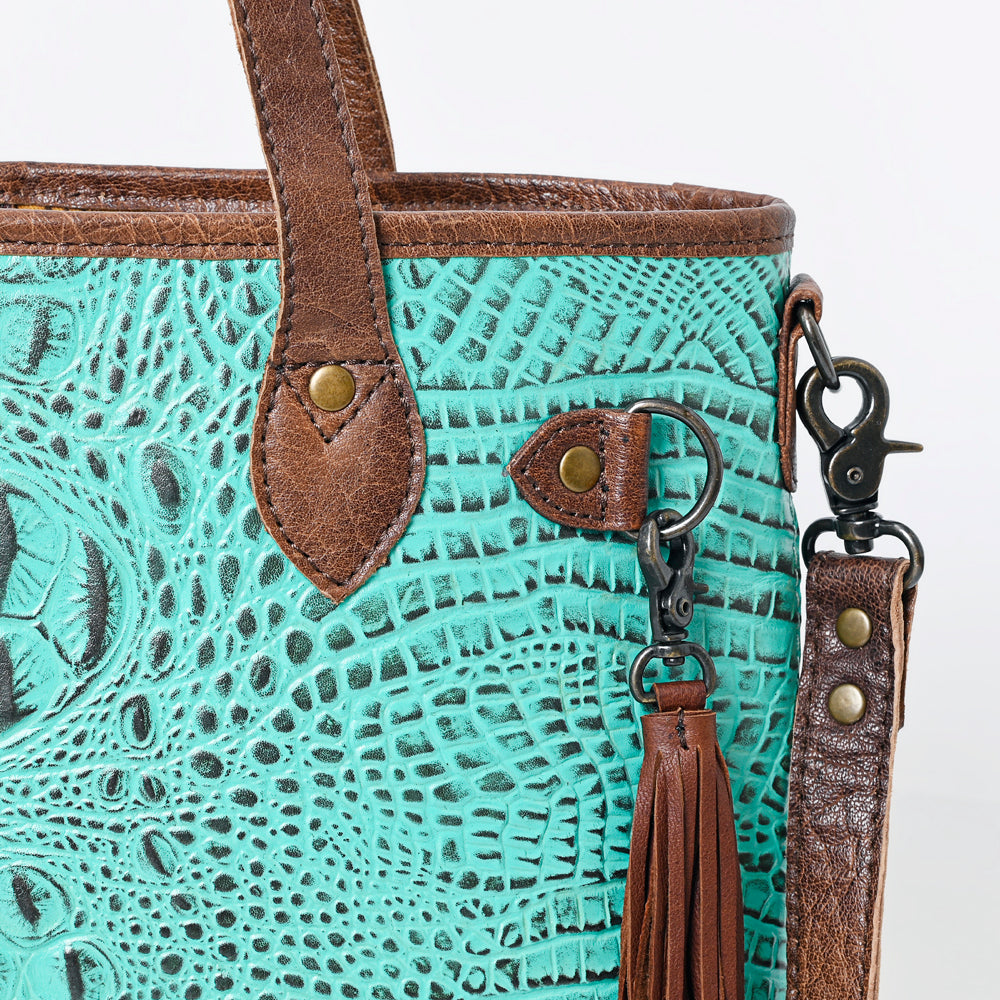 LC-ADBG974 Tote Genuine Western Leather Women Bag