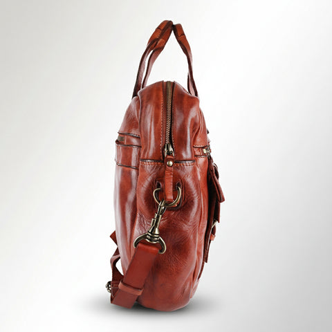 Fioralto - Full Grain Leather Briefcase