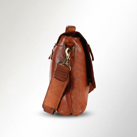 Calvino - Leather Briefcase Bag