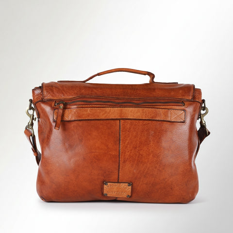 Calvino - Leather Briefcase Bag