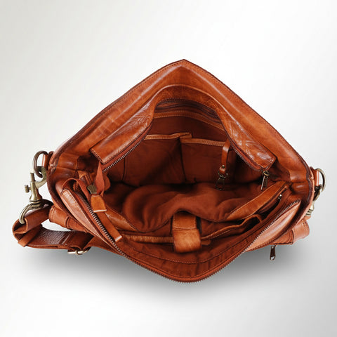 Calvino - Leather Briefcase Bag