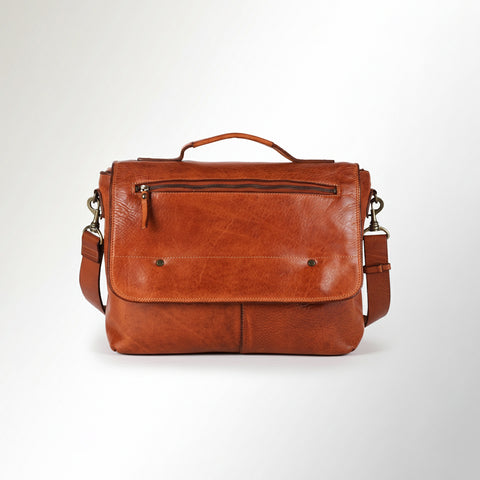 Calvino - Leather Briefcase Bag
