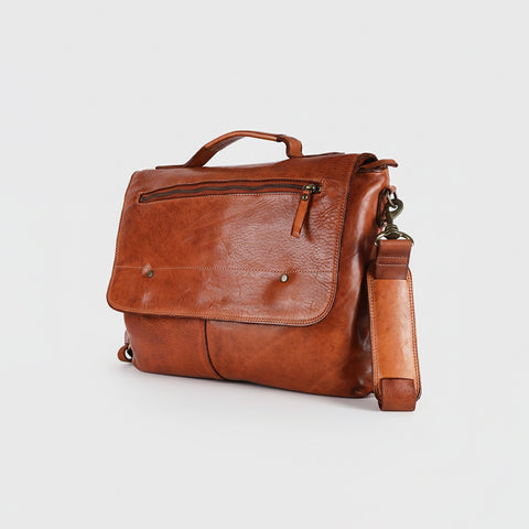 Calvino - Leather Briefcase Bag