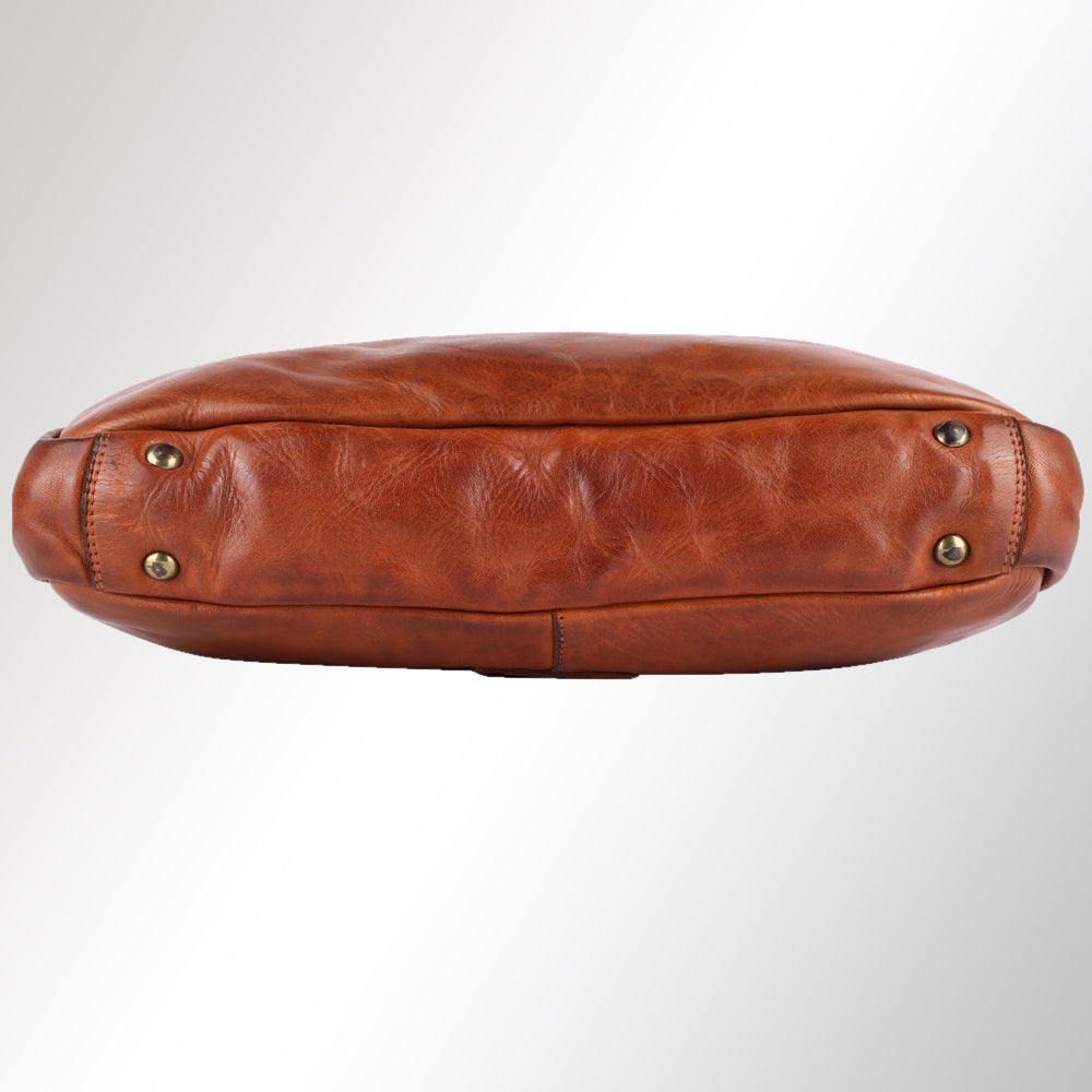 SWC415TAN Briefcase Genuine Leather women bag western Bag