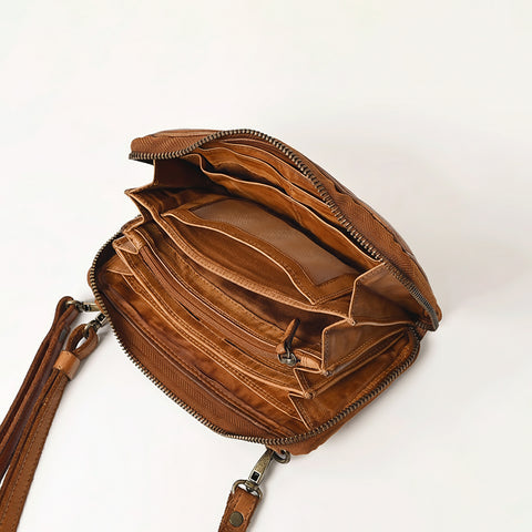 SWC448 Solaria - Luxury Multi-Compartment Wristlet