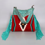 LC-ADBG991 Hobo Crocodile Embossed Genuine Western Leather Bag