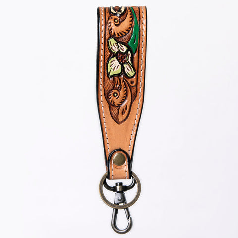 LC-ADWSF126D  Genuine Leather Handle Strap For Wristlet Bags