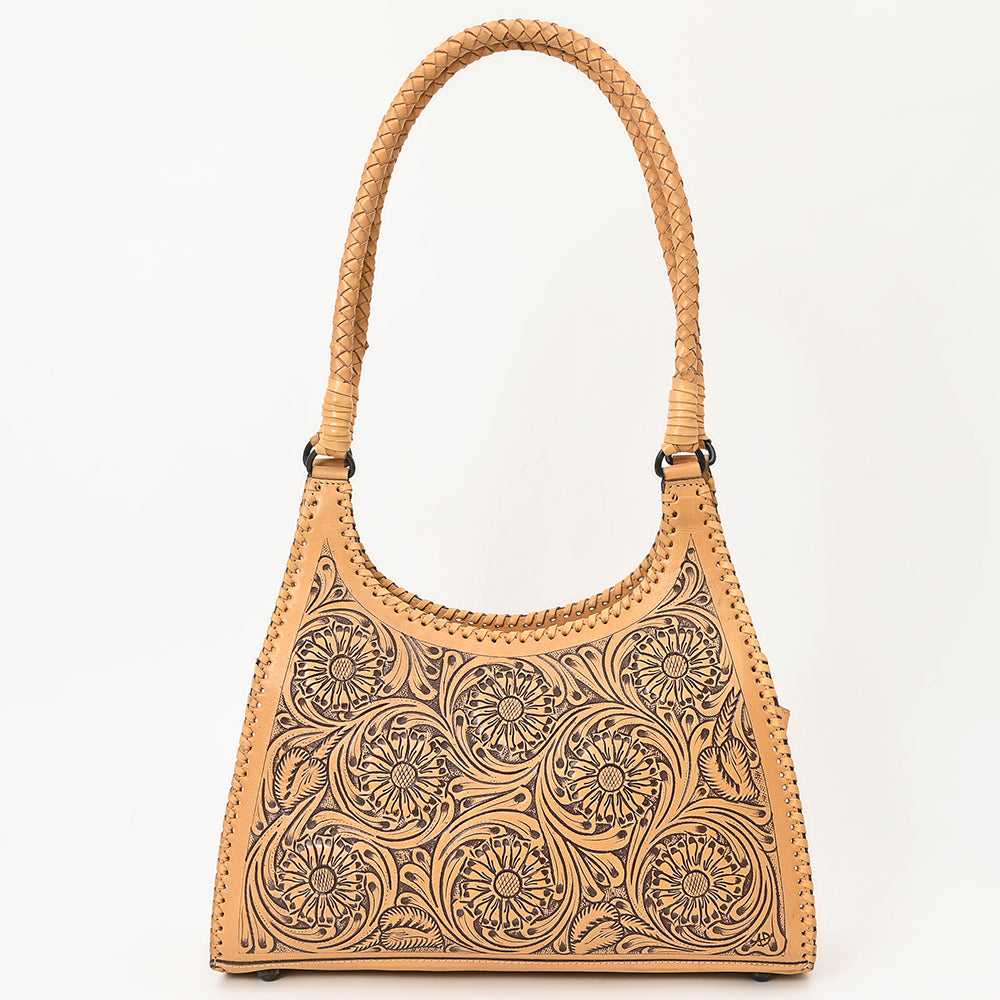 LC-ADBGZ658 Hobo Hand Tooled Genuine Western Leather Women Bag