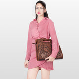 LC-ADBGZ661 Clutch Genuine Western Leather Women Bag