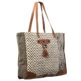 LC-KB418 Tote Upcycled Canvas Ladies Bag