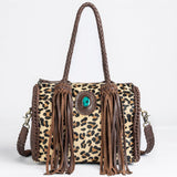LC-ADBGM270 Duffel Genuine Western Leather Women Bag Clara