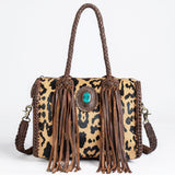 LC-ADBGM270 Duffel Genuine Western Leather Women Bag Clara