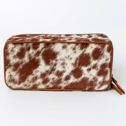 American Darling Western Paint Splatter Hair-On Cowhide Jewelry case