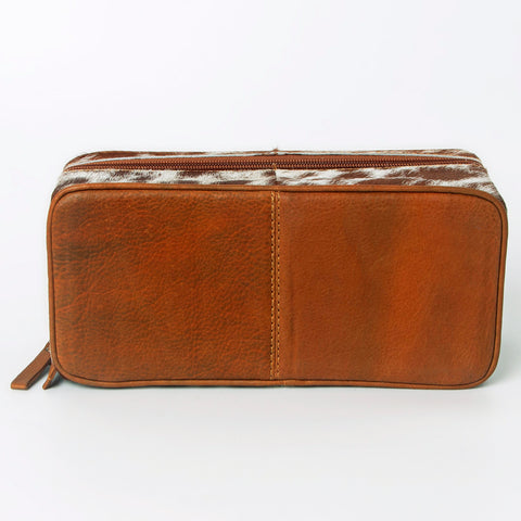 American Darling Western Paint Splatter Hair-On Cowhide Jewelry case