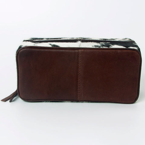 American Darling Western Paint Splatter Hair-On Cowhide Jewelry case