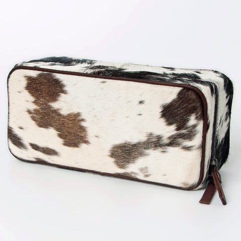 American Darling Western Paint Splatter Hair-On Cowhide Jewelry case