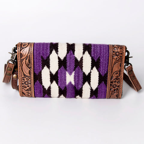 American Darling Handcrafted Hand Tooled Leather Saddle Blanket Envelope