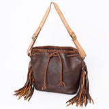 LC-ADBGM316 Bucket Genuine Western Leather Women Bag