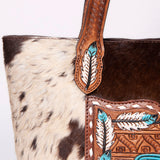 LC-ADBGZ694 Tote Hair-On Genuine Western Leather Women Bag