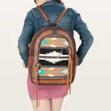 LC-ADBG1029 Backpack Hair-On Genuine Western Leather Women Bag