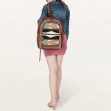 LC-ADBG1029 Backpack Hair-On Genuine Western Leather Women Bag