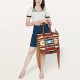 LC-ADBG1030A Tote Genuine Western Leather Women Bag Olivia