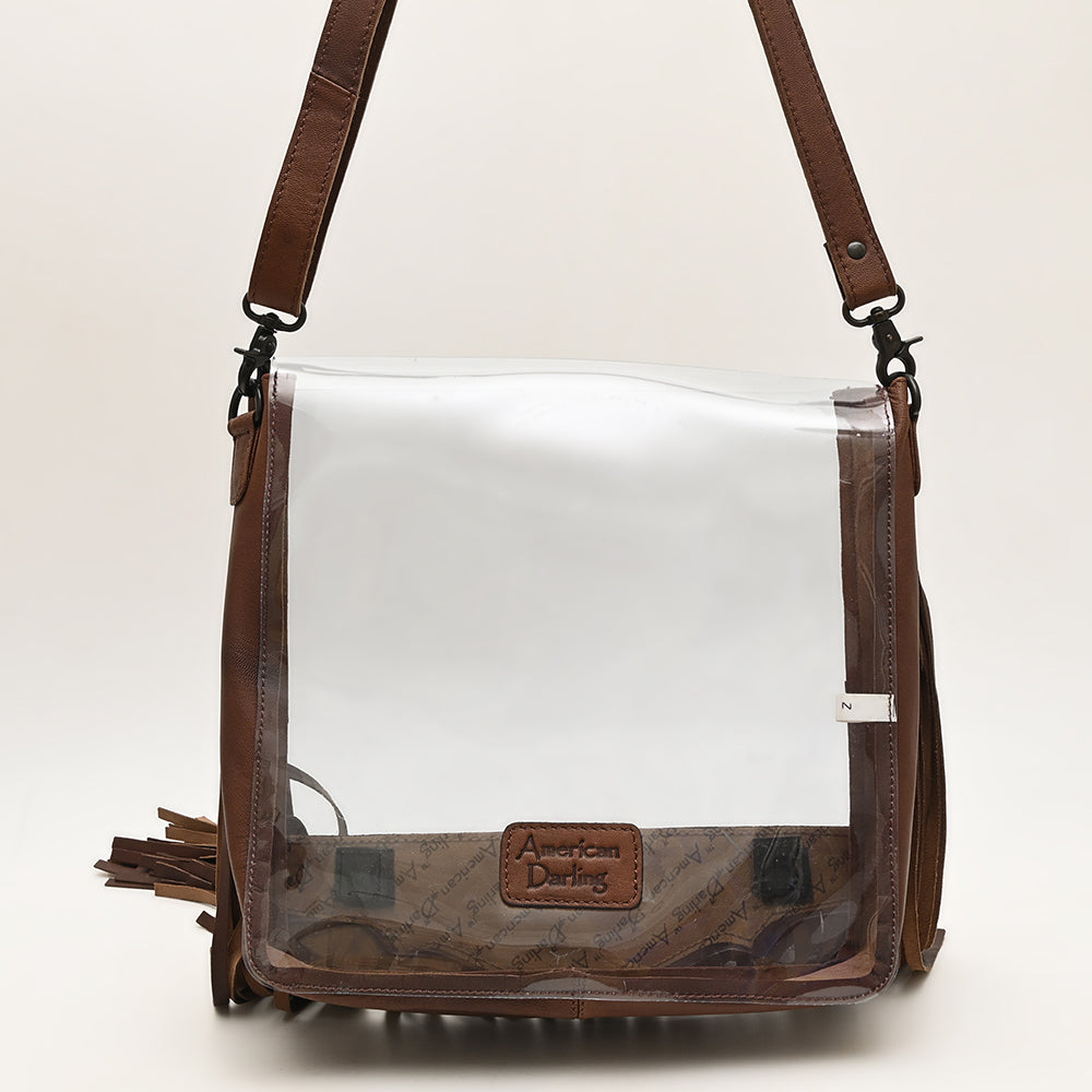 LC-ADBGZ727 Clear Bag Genuine Western Leather Women Bag