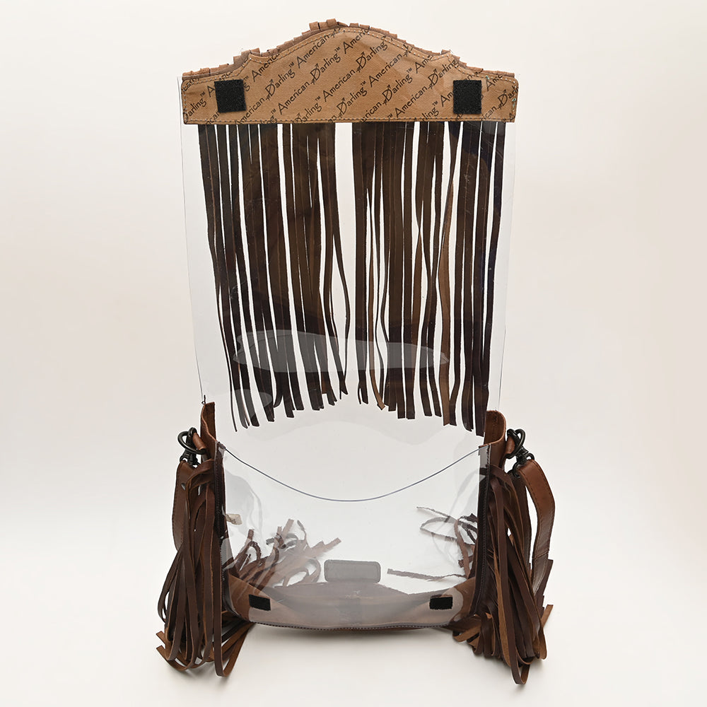 LC-ADBGZ727 Clear Bag Genuine Western Leather Women Bag