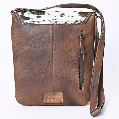 American Darling Hair-on Cowhide Fringe Chaps Bag ï¿½ Western Genuine Leather Shoulder Bag