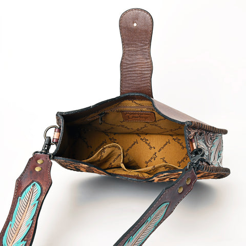 American Darling Hair-on Cowhide Hobo Bag ï¿½ Western Genuine Leather Shoulder Bag