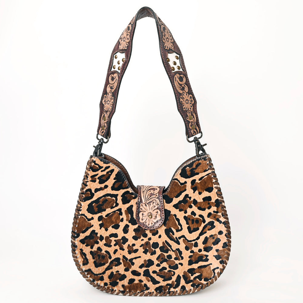 American Darling Hair-on Cowhide Hobo Bag - Western Genuine Leather Shoulder Bag