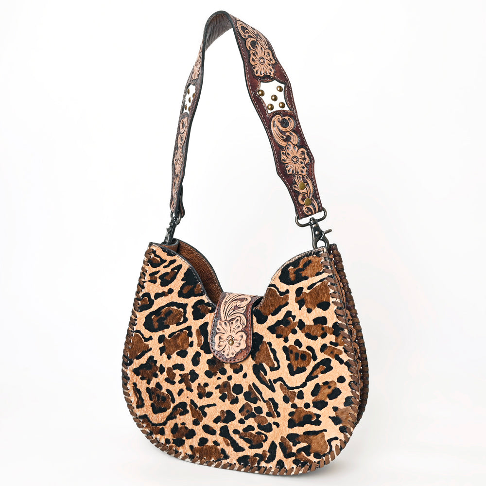 American Darling Hair-on Cowhide Hobo Bag - Western Genuine Leather Shoulder Bag