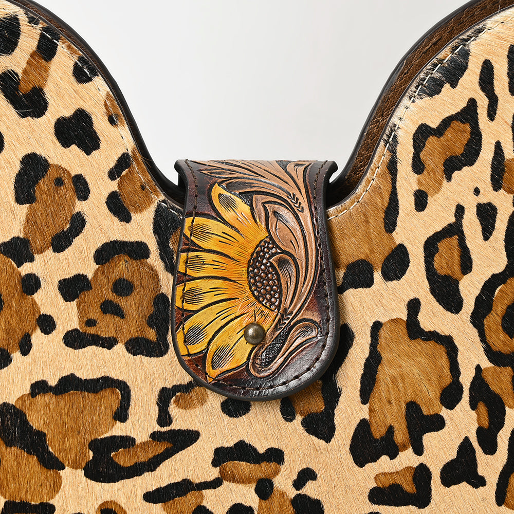 American Darling Hair-on Cowhide Hobo Bag - Western Genuine Leather Shoulder Bag